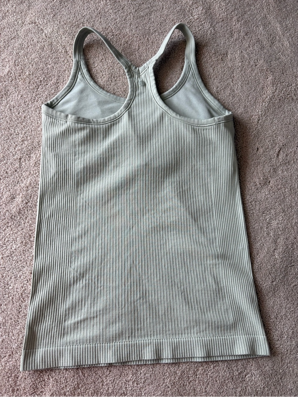 lululemon athletica Ribbed Racerback Tank - Sage Green - Picture 3 of 5